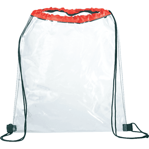 Rally Clear Drawstring Bag