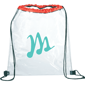 Rally Clear Drawstring Bag