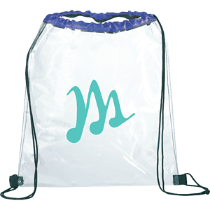 Rally Clear Drawstring Bag
