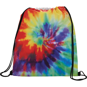 Tie Dye Drawstring Bag