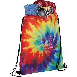 Tie Dye Drawstring Bag