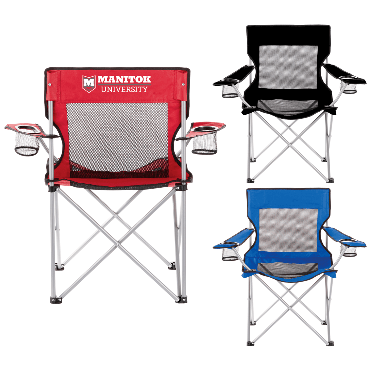Promotional Fanatic event folding mesh chair Personalized With Your ...