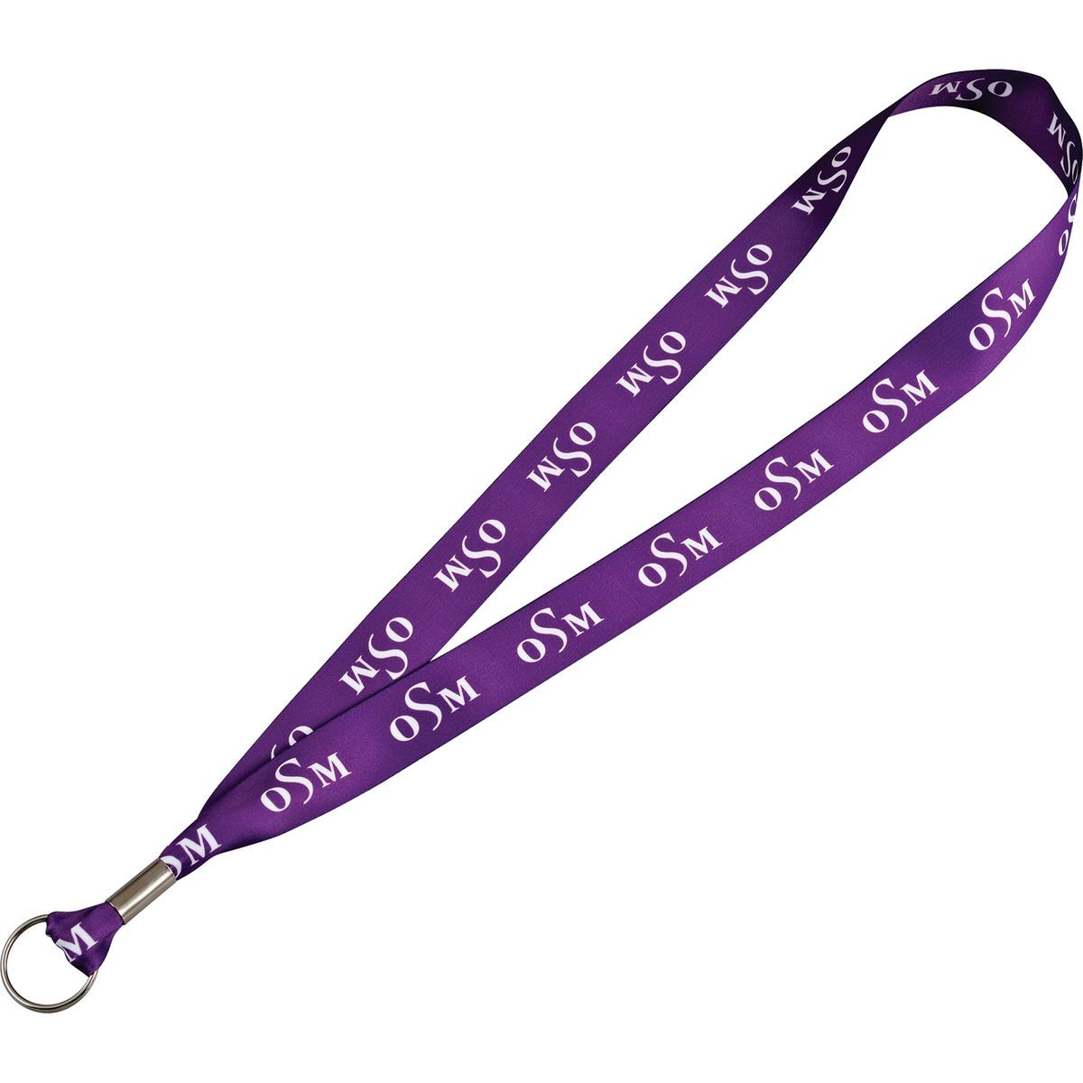 Promotional Full color 1 premium lanyard w ring Personalized With Your