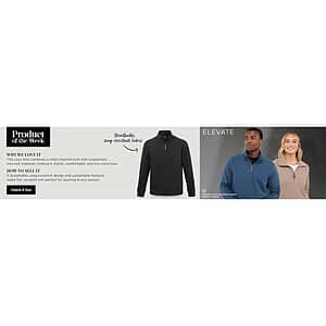 HUDSON Eco Knit Quarter Zip-Men's