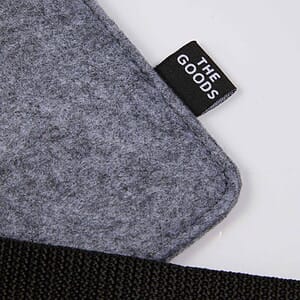 THE GOODS™ Recycled Felt Lanyard Wallet
