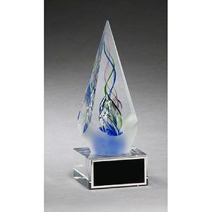 Arrow Shaped Art Glass Award (2 58x7 18)