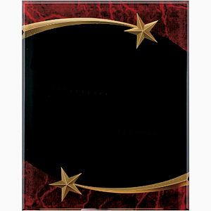 8 x 10 Red Marble Shooting Star Acrylic Plaque