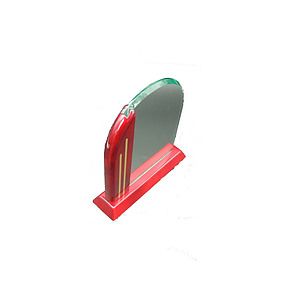 Arch Series Acrylic Award with Rosewood Piano Finish Base (7.5x7 78)