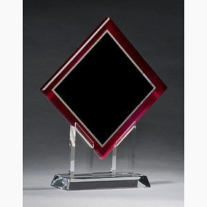 Laser Engraved Diamond Award (8.5x10)