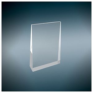 Silver Acrylic Wedge (4x6)