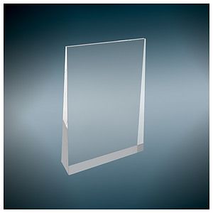 Silver Acrylic Wedge (4.5x7)