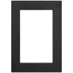 Black Aluminum Photo Frame Holds 4 x 6 Photo