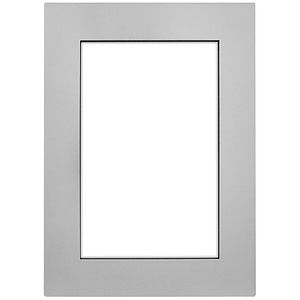 Gray Aluminum Photo Frame Holds 4 x 6 Photo