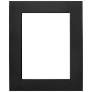 Black Aluminum Photo Frame Holds 5 x 7 Photo