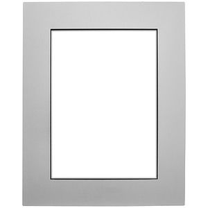 Gray Aluminum Photo Frame Holds 5 x 7 Photo