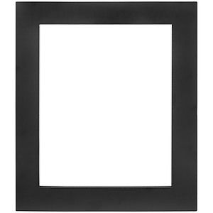 Black Aluminum Photo Frame Holds 8 x 10 Photo