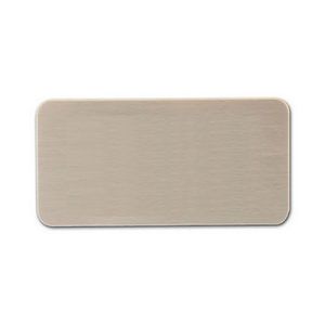 Brushed Aluminum Name Badge (1.5x3)