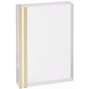 Rectangle Acrylic Award with Gold Edge (6 x 8)