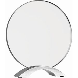 8 12 Round Cosmic Acrylic Award with Silver Base