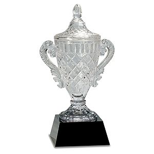 14 Crystal Cup on Black Pedestal Base