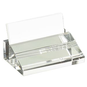 Crystal Business Card Holder (4 x 2 12)
