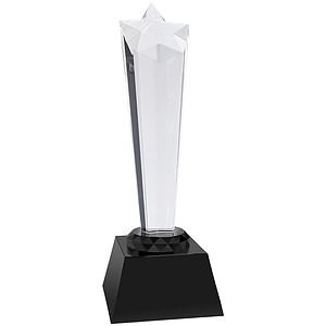 9 Crystal Rising Star with Black Base