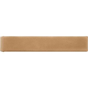 Light Brown Laser Engraved Leatherette Single Pen Case (6 12 x 1)