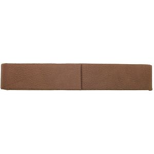 Dark Brown Laser Engraved Leatherette Single Pen Case (6 12 x 1)