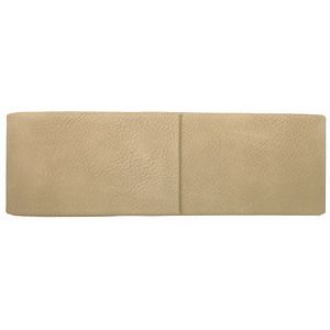 Light Brown Laser Engraved Leatherette Double Pen Case (6 12 x 2)