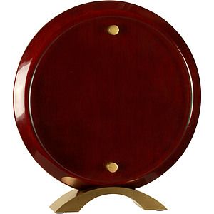 8 12 Round Rosewood Piano Finish Floating Acrylic Standup