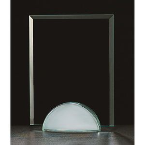 Apex Series Glass Award with Mirror Base (7x9.25)