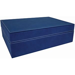 BlueSilver Laser Engraved Leatherette Premium Gift Box (12 14 x 8 14)