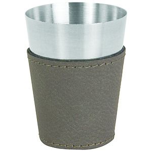 Gray 2 Oz. Leatherette Shot Glass