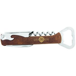 5.25 RusticGold Leatherette Bottle Opener