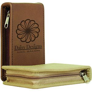 Light Brown Leatherette Manicure Set (2.5 x 4.25)