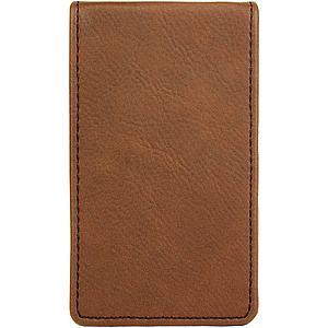 Dark Brown Leatherette Manicure Set (2.5 x 4.25)