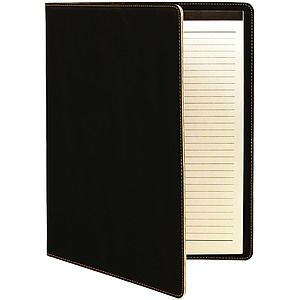 Leatherette BlackGold Portfolio (9.5 x 12)