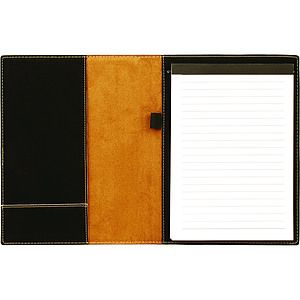 Leatherette BlackGold Portfolio (9.5 x 12)