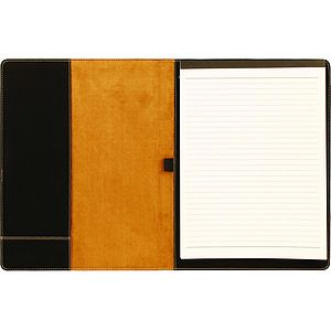 Leatherette BlackGold Portfolio (7 x 9)