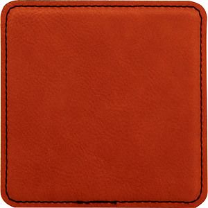 Rawhide Leatherette Coaster (4 x 4)