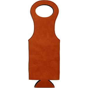 Rawhide Leatherette Wine Bag
