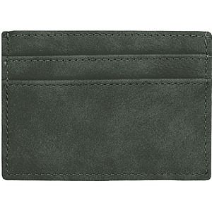 Gray Leatherette Money Clip (4 x 2.75)