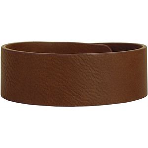 Dark Brown Leatherette Bracelet (9.5 x 1)