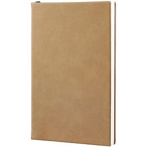 Light Brown Leatherette Journal (5.25 x 8.25)