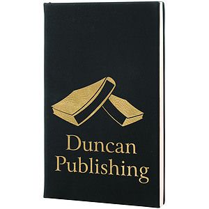 BlackGold Leatherette Journal (5.25 x 8.25)