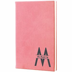 Pink Leatherette Journal (5.25 x 8.25)