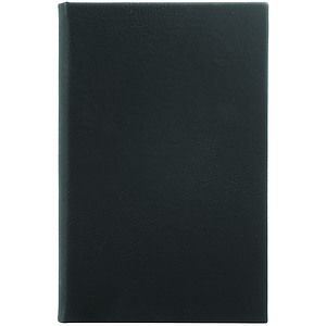 BlackSilver Leatherette Journal (5.25 x 8.25)