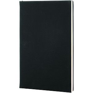 BlackSilver Leatherette Journal (5.25 x 8.25)