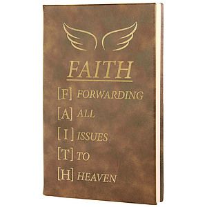 RusticGold Leatherette Journal (5.25 x 8.25)