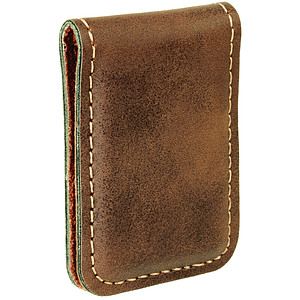 RusticGold Leatherette Money Clip (1.75 x 2.5)